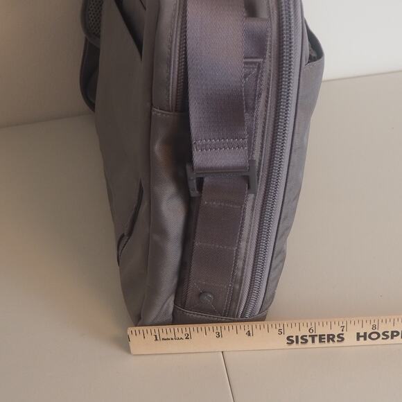 Dagne Dover Berlin Travel Brief Case in Ash 16" Laptop Bag Messenger Like New - Picture 16 of 16